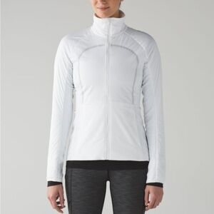 Lululemon Run For Cold Jacket White 8